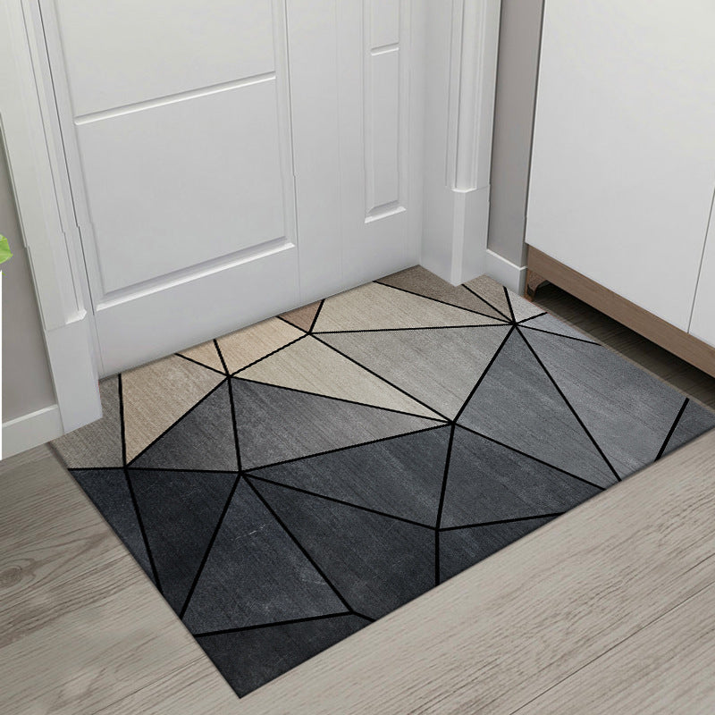 Simple Floor Mats At The Entrance  Tailorable Carpet