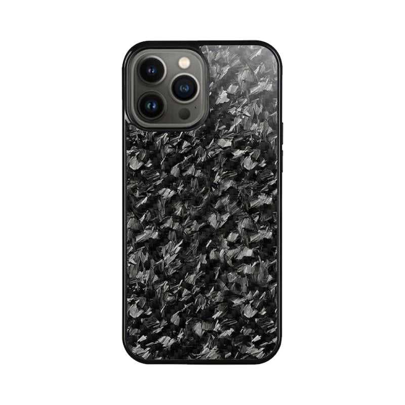 Carbon Fiber Magsafe Forged Pattern TPU Phone Case