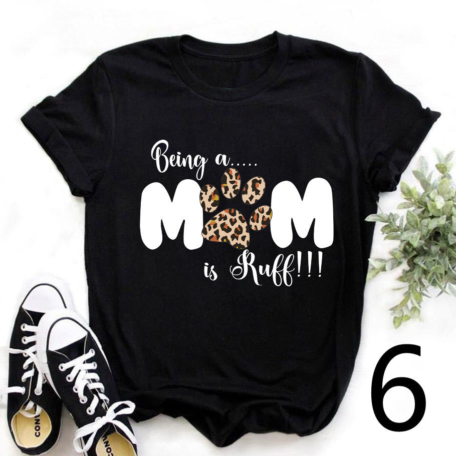 Women's Printed Loose Bottoming Shirt Top