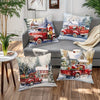 Christmas pillows - Christmas Pillows - Contemporary Printed Designs - Deck Your Halls in Delight