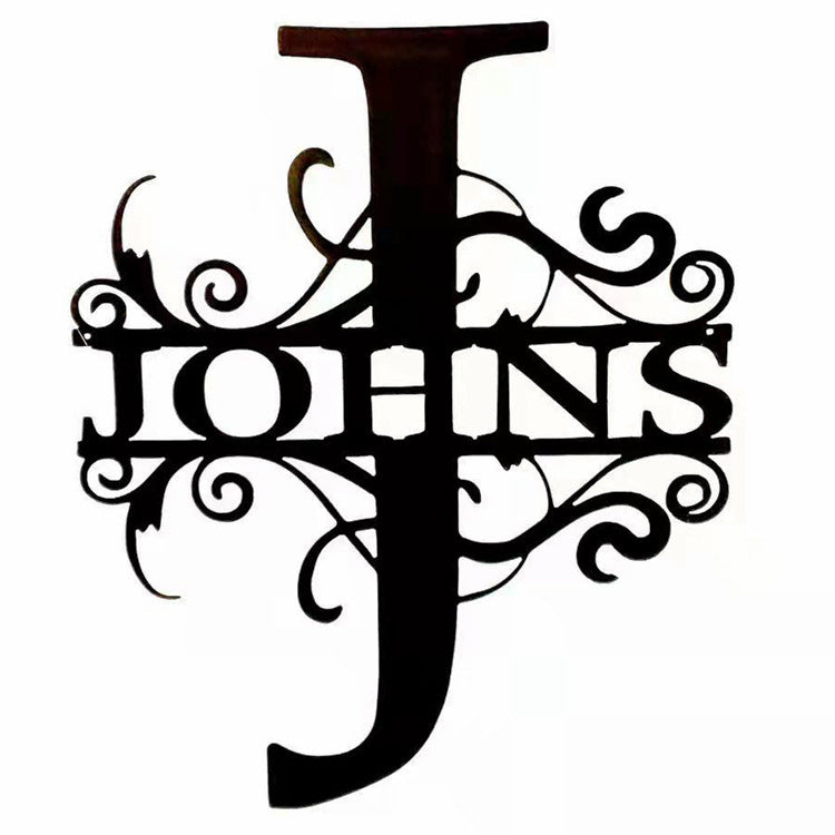 New Metal Iron Art Letter Wall Decorative Crafts In Stock Wholesale