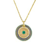 Round Zircon Necklace Personalized Necklace Jewelry