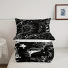 2/3Pcs Sun And Moon Bedding Set, Bohemian Style Comforter Set For Men Women, Galaxy Comforter Cosmic Celestial Quilt Set 1 Comforter With 1/2 Pillowcase, Room Dormitory Decor, All Season Lightweight Soft Warm, Christmas Gifts Decoration Ornaments