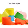 Colored Creped Paper Latte Art Ribbon Birthday Party Wedding Kindergarten Background Wall Decorations Arrangement