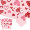 Valentine's Day Party Disposable Tablecloth Faceless Gnome Love Heart Table Cover