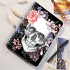 Skull Pattern A5 Spiral Notebook - 5.83" x 8.27" College Ruled Journal for Daily Office Supplies