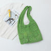 Mesh Hollow Out Simple Woven Bag Girls' Shoulder Bag