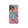 High Sense Spot Drill Oil Painting Flowers Phone Case