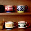 Ins Ceramic Ear Printed Coffee Cups Can Be Stacked