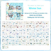 Yuezhen Flower Bloom Four Seasons Pet Sticker Journal Stickers