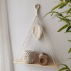 Tassel Leaf Woven Tapestry Rack Decoration Storage