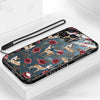 Compatible with Apple , Transparent Glass Full Drop Proof Ultra-thin Mobile Phone Case