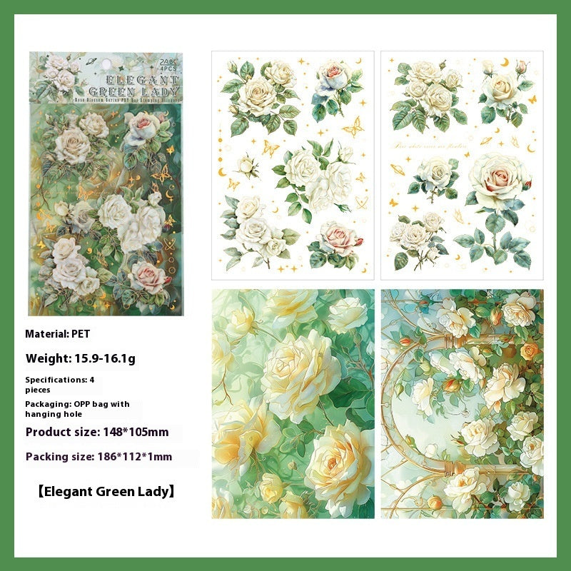Special Oil Bronzing Waterproof Pet Journal Material