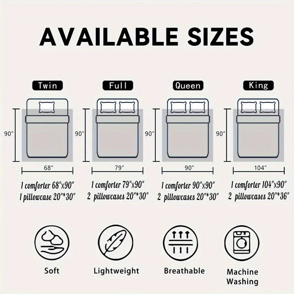 2/3Pcs Sun And Moon Bedding Set, Bohemian Style Comforter Set For Men Women, Galaxy Comforter Cosmic Celestial Quilt Set 1 Comforter With 1/2 Pillowcase, Room Dormitory Decor, All Season Lightweight Soft Warm, Christmas Gifts Decoration Ornaments