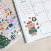 Snowman Gugu Card Handbook Journal Decorative Sticker