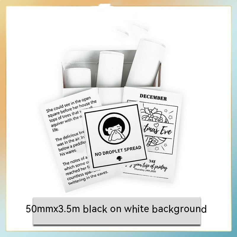 T02 M02X Sticker Printer Paper Thermosensitive Paper