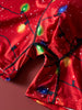 2pcs Men's Christmas-Themed Long Boxer Briefs - Soft, Breathable & Comfortable Polyester Blend Underwear with Festive Prints