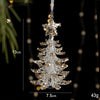 Christmas Decorations Sequins Acrylic Transparent Pendant