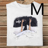 Women's Printed Casual Loose Round Neck T-shirt