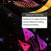 3Pcs Sun And Moon Bedding Set, Mushroom Comforter Set Boho Exotic Style Bedding Set Cosmic Planets, Bohemian Bedding Astrology Comforter For Adults Women, 1 Quilt 2 Pillowcases, Black