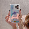 New Love Laser Couple Astronaut Phone Case