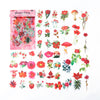 Vintage Journal Diary DIY Flower Shaped Stickers