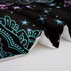3pcs Sun Moon Butterfly Mandala Print Comforter Set (1 Comforter + 2 Pillowcase Without Pillow Insert) For All Seasons, Microfiber Rainbow Gradient Bedding Set For Bedrooms Decoration