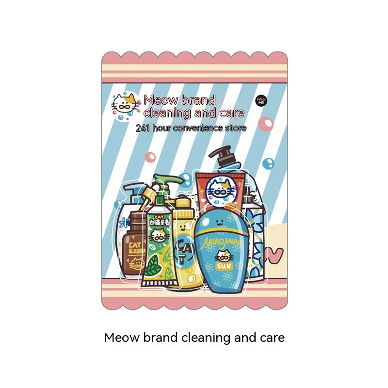 Convenience Store Journal Decoration Sealing Sticker Bag