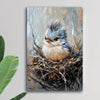 Birdie Wooden Framed Canvas Painting Wall Art Prints For Home Decoration, Living Room & Bedroom, Festival Party Decor, The Best Gifts, Ready To Hang