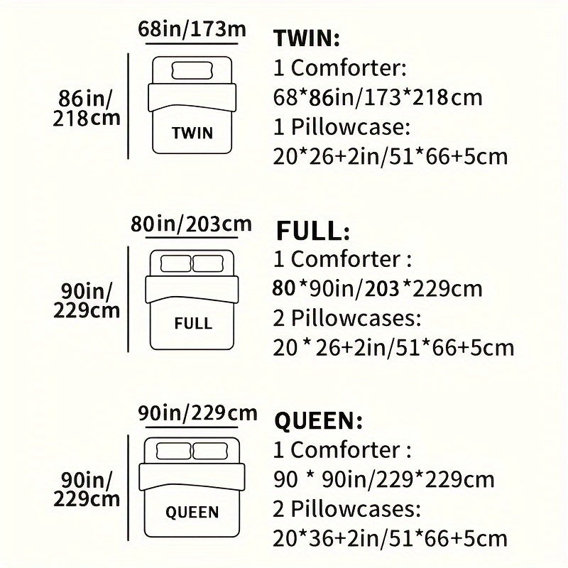 3pcs Purple Cartoon Cat Print Comforter Set, Daisy Butterflies Printed Soft Comfortable Comfortable Bedding Set, For Bedroom Guest Room Dorm (1*Comforter + 2*Pillowcase, Without Core)