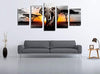 Sunset Elephant Full Diamond Five-piece Diamond Painting DIY Cross Stick-on Crystals Home Decoration
