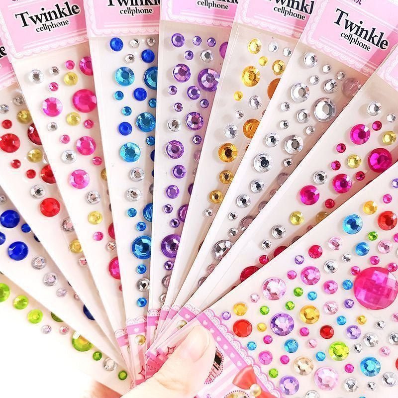 Children's Toy Gem Cartoon Cute Girl Reward Love Stickers