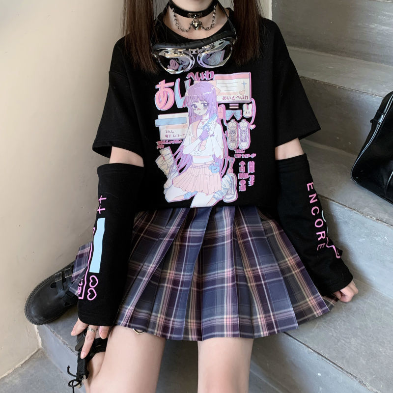 Women's Short-sleeved T-shirt With Two Sleeves