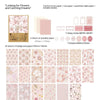 Light Retro Salt Small Floral Journal Material