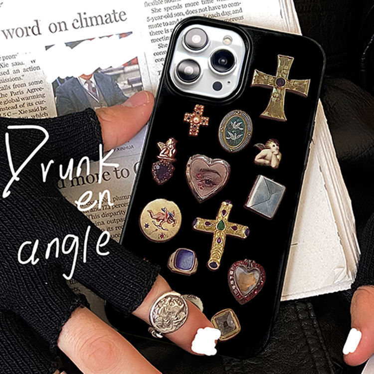 Niche Retro Style Silicone Phone Case