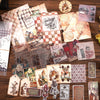 Junk journal retro material mixing package