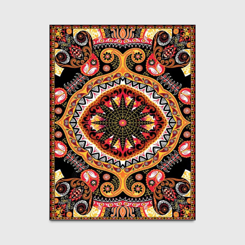 Retro Ethnic Style Kitchen Living Room Bedroom Bedside Carpet Floor Mats