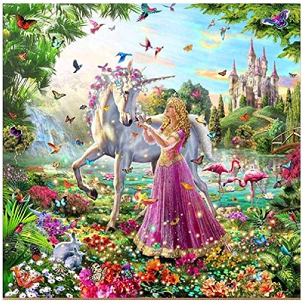 Magical World Princess 5D Diamond Painting Kit