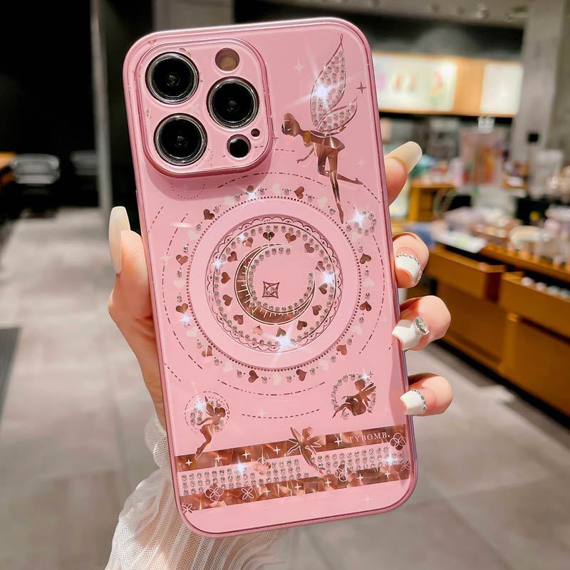 Butterfly Fairy Diamond Magnetic Mobile Phone Protective Case