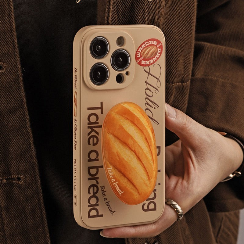Phone Case Simple Bread Holder Tide Personality Suitable