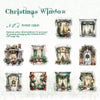 Sticker Package Christmas Window Series Retro Christmas Journal Decoration