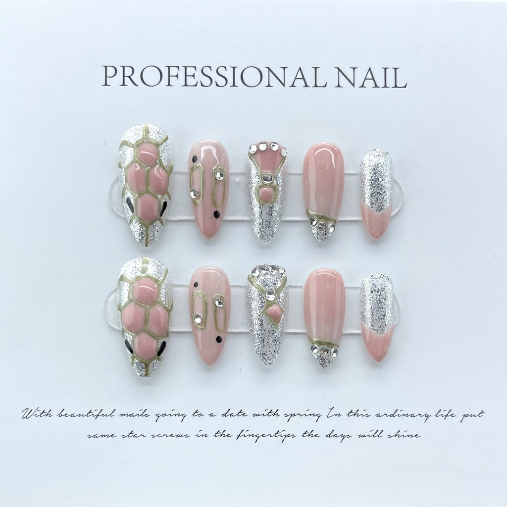 Fake Nails Removable Finished Patch Phototherapy