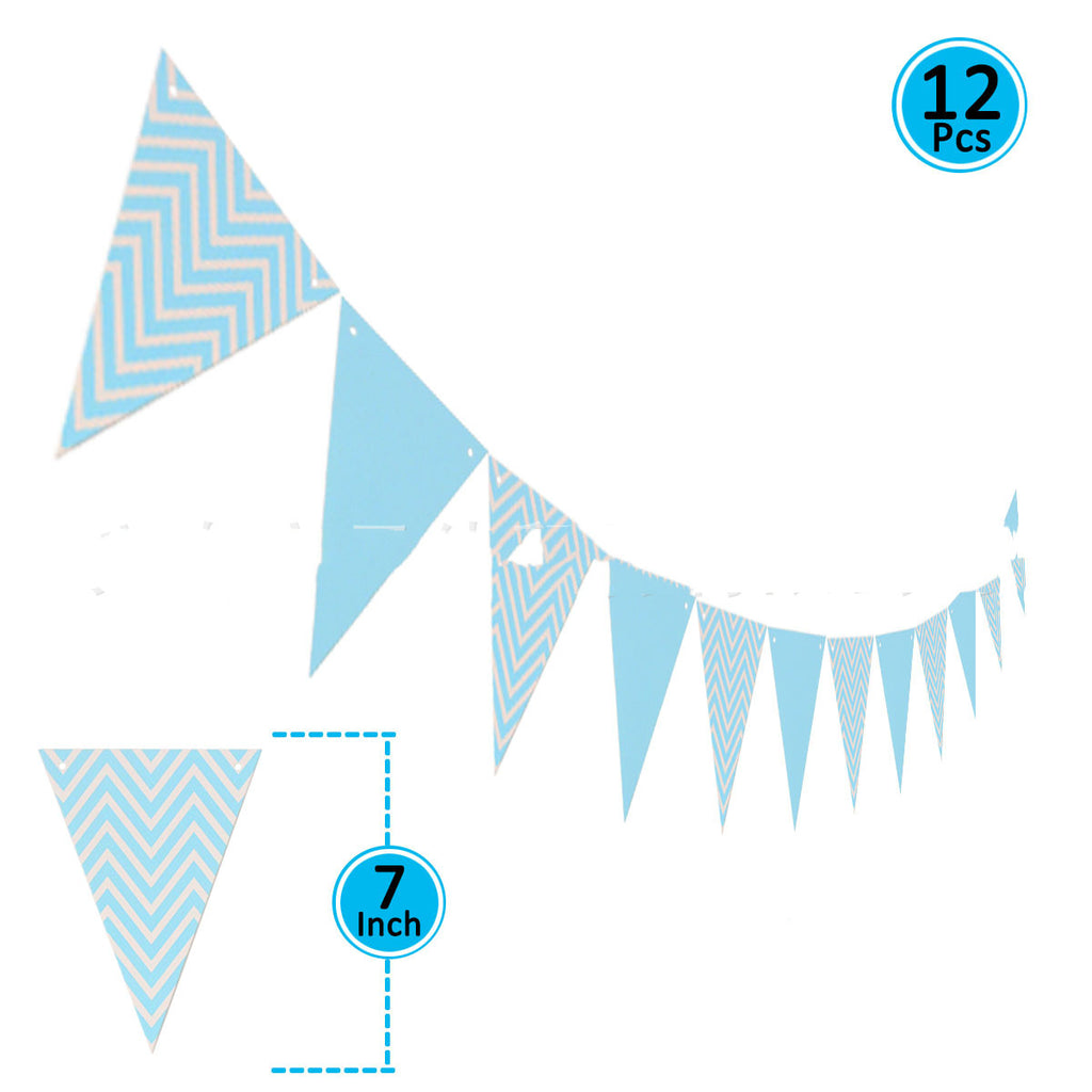 Birthday Party Supplies Paper Decoration Pull Flag Banner