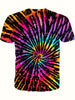 Plus-size men's fashion 3D Printed T-shirt Fun pattern round neck short sleeve T-shirt