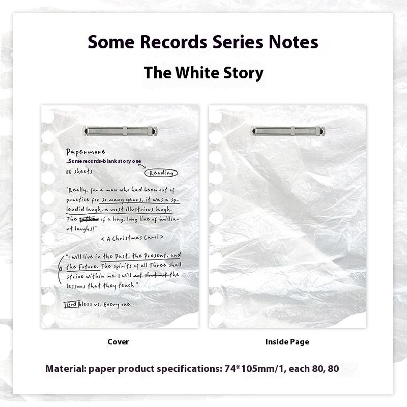 Notepad Simple Style Journal Decoration Learning Message
