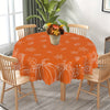 Autumn Harvest Sunflower & Pumpkin Tablecloth - Polyester, Rectangular, Machine-Woven for Kitchen and Dining Decor