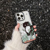 Cartoon Cute Funny Little Black Cat Phone Case