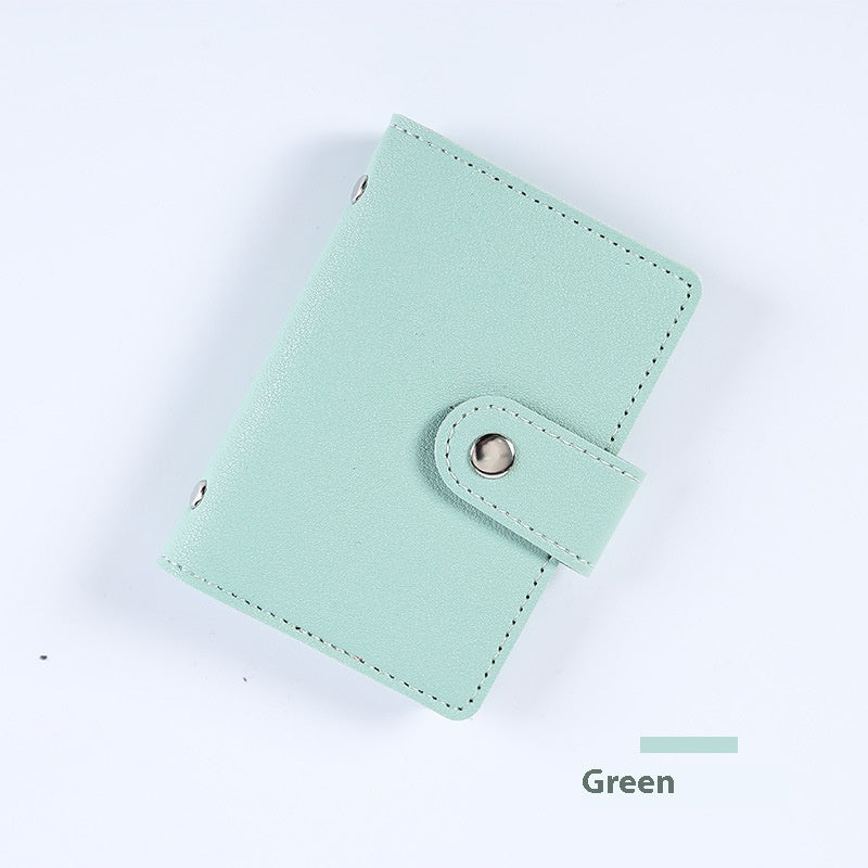 Anti-degaussing Creative Leather Multiple Card Slots PU Bank Card Package