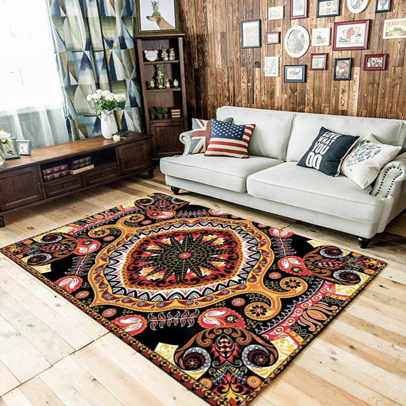 Retro Ethnic Style Kitchen Living Room Bedroom Bedside Carpet Floor Mats