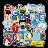 Suitcase doodle sticker